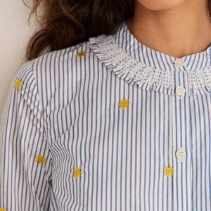 Boden Caitlin Smocked Shirt